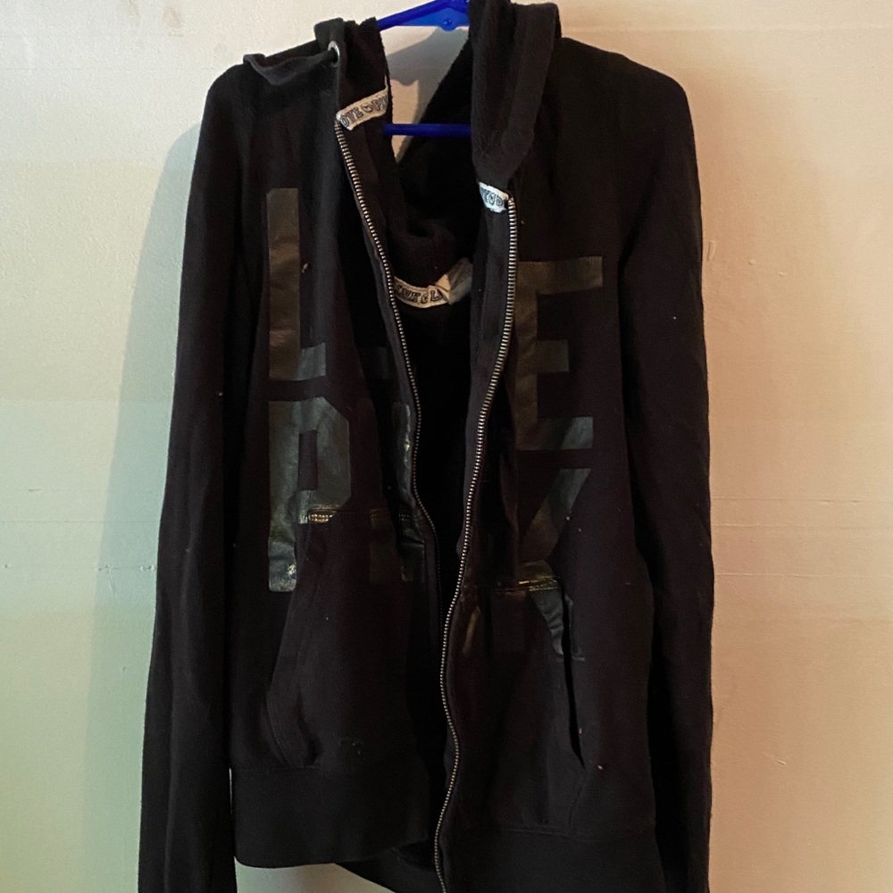 PINK  zip up sweatshirt